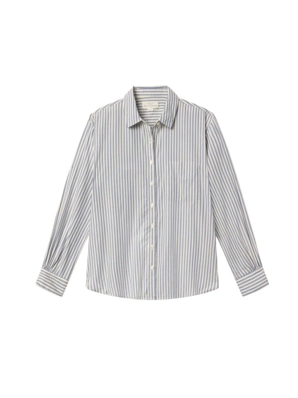 Trovata Birds of Paradise Blake Oversized Shirt Oceanview Stripe NWT - Size M